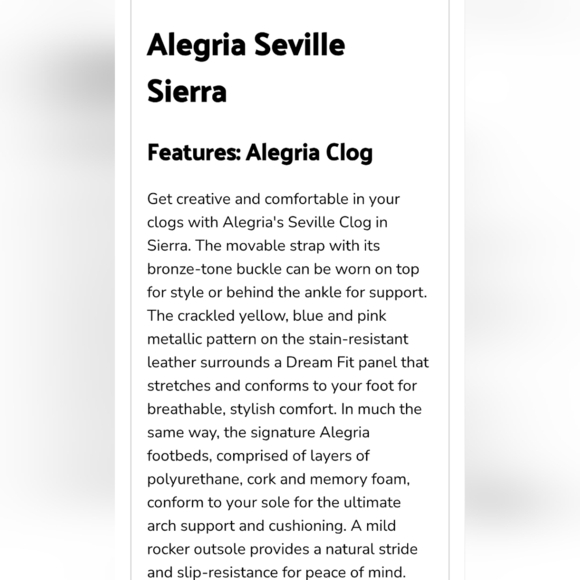 Alegria Seville Sierra Clog Sz 40=9.5 to 10 Colorful Leather & Fabric Upper - Picture 14 of 14